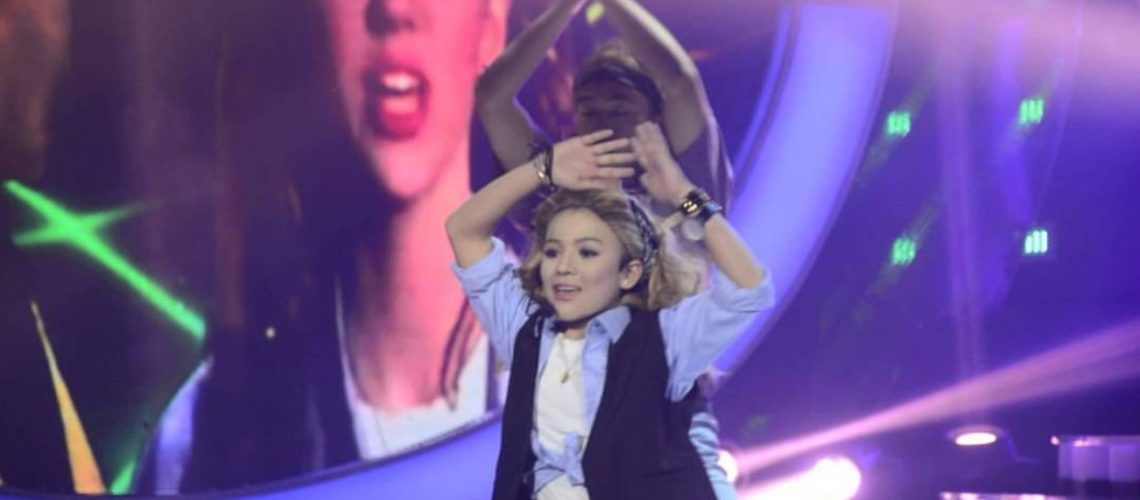 Lyca Gairanod as Debbie Gibson in Your Face Sounds Familiar Kids