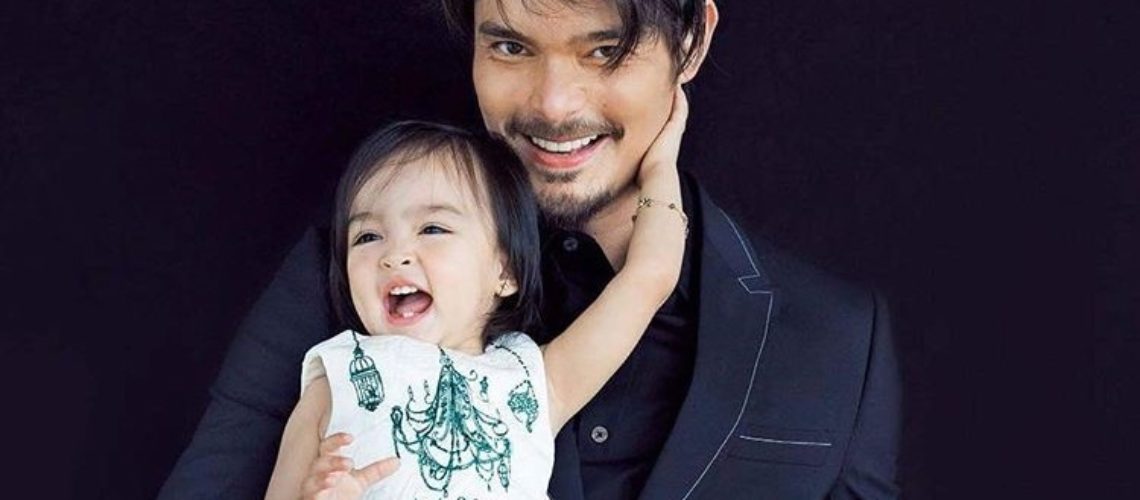 Dingdong Dantes with daughter Zia for Esquire PH