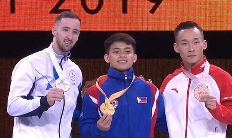 Carlos Edriel Yulo wins gold at 2019 gymnastics championships
