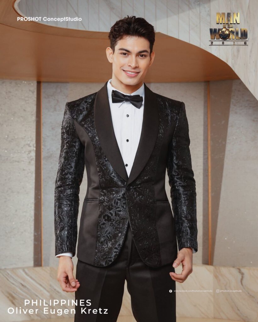 Oliver Eugen Kretz of the Philippines, winner of Man of the World 2026.