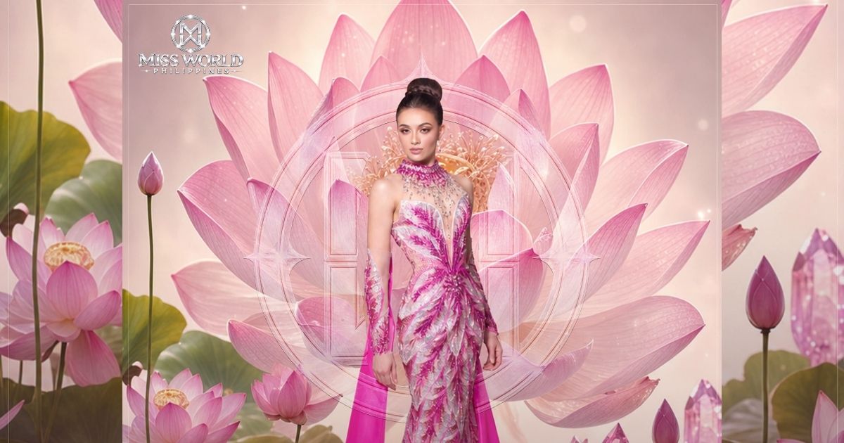 Asia Rose Simpson representing the Philippines at Miss World 2026