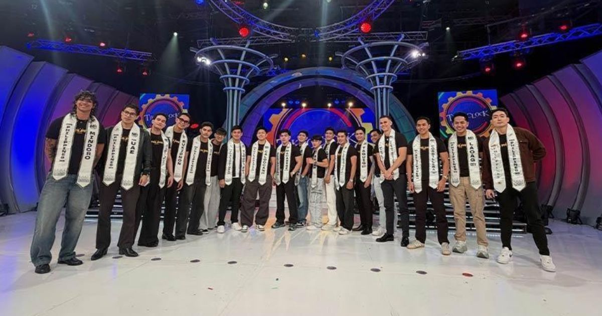 Some of the candidates of Misters of Filipinas 2026 during a TV guesting.