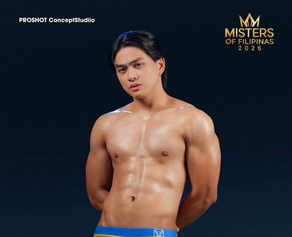 Ivan Centeno of Bulacan Province in his Misters of Filipinas official swimwear photo