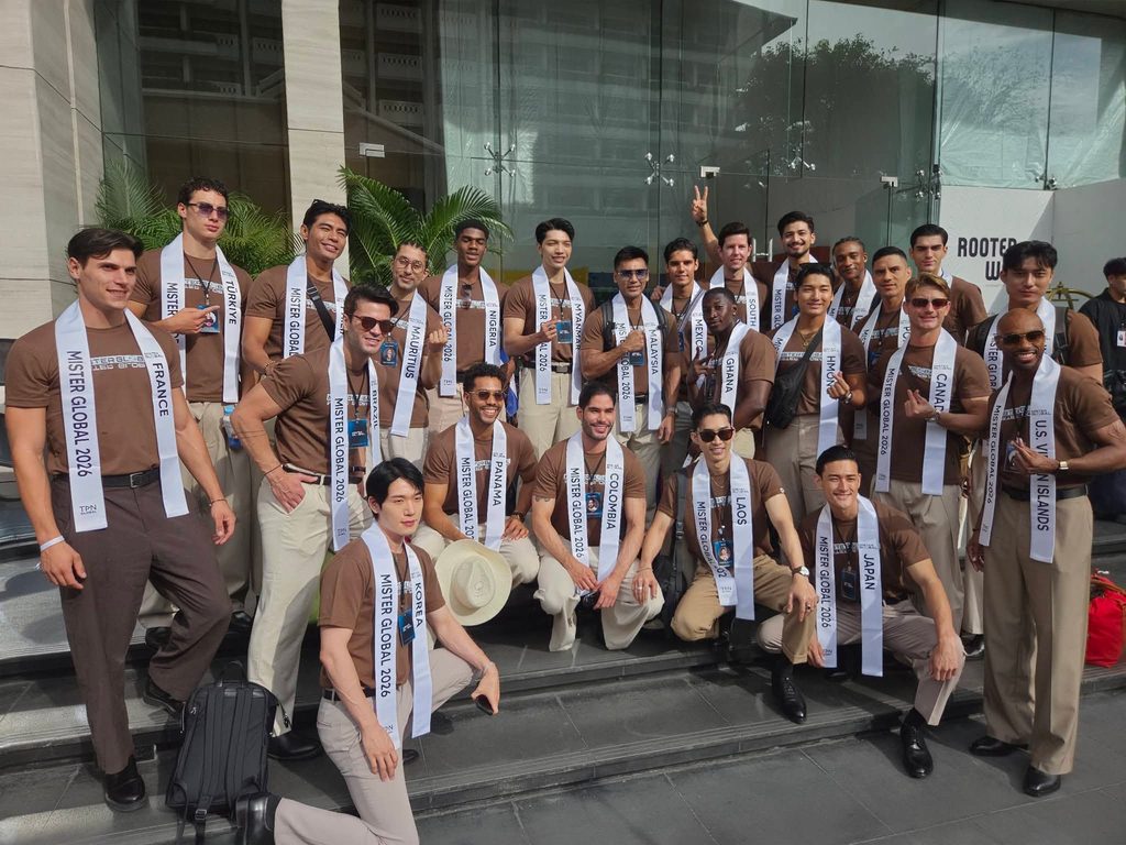 Mister Global 2026 candidates in Thailand